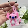 Colgante de Stitch de Dibujos Animados Llavero Divertido de Lilo y Stitch Colgante Muñeco de Plástico Suave Caja Ciega