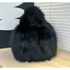 Bolsas de Peluche Simples, Modernas y de Alta Calidad para Mujer, Estilo Nuevo de Otoño e Invierno, Bolsos de Mano de Color Sólido Populares de Este Año
