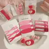2025 Nuevo Pasador Rosa Dopamina Y2K para Mujer Clip para Flequillo Lateral Pequeño Dulce y Lindo Tocado de Moda