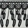 11.5cm de Ancho Encaje con Flecos Soluble en Agua, Bordado de Encaje Soluble en Agua Accesorios de Ropa DIY, Accesorios para el Cabello, Flecos para Escenario, Accesorios para Prendas