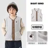 Chaleco de Niño Estilo Europeo Derecho Invierno Más Terciopelo Superior Estilo Otoño/Invierno 2026 Ropa Nueva para Niños Ropa de Bebé Ropa de Invierno de Moda