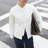 Camisa Informal de Moda Estilo Chino 2026 Primavera/Verano Nuevo Cárdigan de Botones Transfronterizo Estilo Europeo y Americano, Elegante y Versátil para el Trabajo