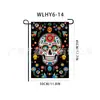 2026 Nuevos Pareados Navideños Transfronterizos, Tela Colgante Estilo Rojo y Azul de Muñeco de Nieve Navideño, Bandera Colgante de Decoración de Atmósfera Festiva