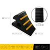 Dispositivo Antideslizante de Goma Portátil Tope Antideslizante para Coche de Plástico Triangular Madera Coche Camión Bloqueador de Rueda de Coche Bloque de Desaceleración de Coche Goma