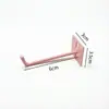 Gancho Recto de Agujero Único para Tablero Perforado 6mm Piezas de Ferretería Universales Estante de Almacenamiento Gancho Estante de Escritorio DIY Accesorios Pequeños
