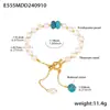 Pulsera de Perlas de Agua Dulce Xinyixinxin Diseño de Hebilla Ot Borla Piedra Natural Estilo Nuevo Elegante Acero de Titanio Joyería para Manos Venta al por Mayor