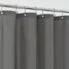 Fabricante de Cortinas de Ducha, Cortinas de Ducha Impermeables de Poliéster de Color Sólido Transfronterizas, Cortinas de Baño, Cortinas Colgantes Opacas, Cortinas Divisorias para Hotel
