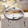 Anel de Banda Liso com Cruz de Aço Inoxidável Arco Redondo Superfície Brilhante Moda Simples Anel de Casal Masculino Feminino Joias de Aço Titânio Atacado