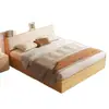 Cama tatami de piso, adequada para apartamentos pequenos, cama estofada, móveis residenciais, imóvel para aluguel, cama minimalista para pousadas
