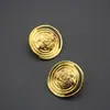 Pendientes Geométricos Personalizados Estilo Ins Transfronterizos Europeos y Americanos, Joyería de Diseño de Nicho, Clips para Orejas de Siete Perlas para Mujer