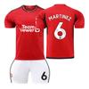 Camiseta de local de los Red Devils 2324 para hombre: Ronaldo 6, Martin 25, Sancho 10, Rashford 7, Mount, venta al por mayor.