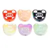 Cuentas de Oso Acrílicas de Colores con Goteo de Aceite Doble Cara Cuentas de Corazón Cadena para Teléfono Móvil con Cuentas Accesorios DIY para Tocados