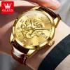 Nuevo Reloj Marca Oli Shi Alto Sentido productos genuinos Reloj de Cuarzo Reloj Dragón Regalo Reloj para Hombre Hombres