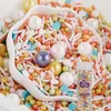 Fabricante Bolitas de Azúcar Comestibles Coloridas Adornos Decoración para Pasteles 130g Helado Repostería Suministros de Decoración para Hornear Bolitas de Azúcar