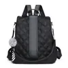 Mochila Impermeable Transfronteriza, Bolso de Hombro Sencillo y Elegante, Múltiples Estilos de Transporte, Bolso Hobo, Mochila Acolchada para Viaje para Mujer