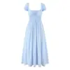 Vestido Retro Elegante a Rayas Estilo Francés Pastoral, Novedad Primavera 2026, Elegante Vestido Adelgazante que Ceñe la Cintura para Mujer