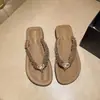 Novedad de Verano Chanclas de Hada para Mujer, Zapatos de Playa para Exteriores, Sandalias de Tira Francesas, Zapatillas Planas Suaves de Moda 2026