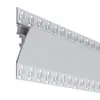 Lâmpada de Linha de Cintura Luminosa para Lavagem Ascendente na Parede Sem Ranhura Lâmpada Linear Montada Externamente Invisível Sem Teto Ranhura Refletora Tira de Luz LED