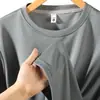 Camiseta de Secado Rápido con Sensación de Hielo, Secado Rápido, Cuello Redondo, Manga Corta, Para Correr, Deportes al Aire Libre, Camiseta Cultural Publicitaria, Ropa de Trabajo Corporativa