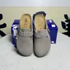 Sandalias Cerradas de Nuevo Estilo Más Vendidas 2025 para Hombres y Mujeres, Zapatillas de Media Bota Abiertas para Exteriores con Suela de Corcho y Piel de Vaca