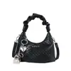 Bolso Pequeño Tejido Dulce de Mano para Mujer 2026 Nuevo Estilo Bolso de Cadena Plegado Bolso Nube Bolso Cruzado Casual de Verano
