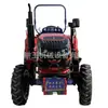 Tractor Arado Rotatorio Agrícola Modelo 504 Qilu Changli, Tractor de Cuatro Ruedas de 50 Caballos de Fuerza para Operación en Plataforma Plana