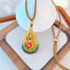 El Mismo Esmalte Dorado de Arena Antigua en la Tienda Dorada, Nubes Propicias, Colgante Giratorio de Calabaza Fulu, Alta Retención de Color, Nueva Cadena de Suéter Chinoiserie