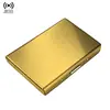 Portatarjetas de Crédito, Bancarias y de Negocio Antirrobo RFID Estuche para Tarjetas de Aleación de Aluminio Moderno Portatarjetas de Gran Capacidad para Hombres y Mujeres