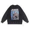 Outono Vibe Trendy Marca Nacional Tendência Rua Hip-Hop Solto Masculino e Feminino Retro Manga Comprida Novo Moletom Com Capuz