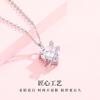 Collar de Plata Esterlina S925 Star City Órbita de Estrella Amor Niña Combinación Versátil Sentido de Alta Gama Nueva Joyería Nicho China No se Desvanece en Verano