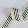 Punto de fábrica cinturón de punto de 4 cm poliéster cinturón de alta elasticidad ropa deportiva informal tira lateral tela engrosada cinturón de costilla