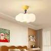 Lámpara de techo para habitación infantil Memphis, estilo crema, creativa y personalizada, colorida, cálida y romántica, adecuada para dormitorios de niños y niñas