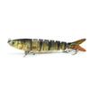 Cebo de plástico biónico de 133 mm y 20,3 g con capa de natación completa flexible, disponible para peces de ocho secciones.