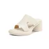 Sandalias de Tacón Alto Abiertas Chuyu para Mujer 2026 Verano Nuevo Estilo Tacón Grueso Suela Gruesa Impermeables Plataforma Chanclas