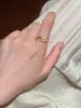 Anillo esmerilado de estilo nuevo, simple y dulce, para mujer, moderno, de alta gama, elegante, personalizado, anillo abierto ajustable para mujer