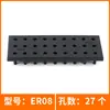 Caja de almacenamiento CNC, porta pinzas ER32, broca helicoidal, portaherramientas de torneado exterior de 25 mm, portaherramientas cuadrado, macho de roscar