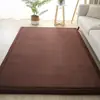 Alfombra Gruesa de Coral Fleece de 3 cm para Sala de Estar, Alfombrilla Moderna Simple para Piso junto a la Cama del Dormitorio, Alfombra para Sofá, Alfombrilla Tatami