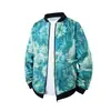 Cárdigan estampado tipo pintura al óleo creativo G-stone transfronterizo talla europea, chaqueta corta de moda callejera de personalidad nicho