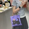 Bolsa Portátil de Dibujos Animados Estilo Ins para Estudiantes y Trabajadores de Oficina, Bolsa de Tote Linda de Gran Capacidad