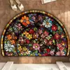 Tapetes de Entrada Florais Americanos para Dropshipping Temu Tapetes Antiderrapantes para Porta de Entrada Retrô Tapetes de Chão Absorventes de Água Resistentes ao Desgaste para Banheiro