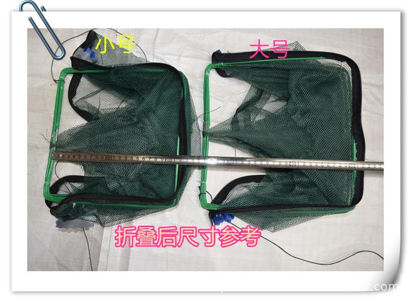 新款虾笼地笼方形多孔虾网螃蟹黄鳝泥鳅笼折叠地笼抓小