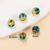 Cobre Chapado en Oro de 18 Quilates Estilo Chino Tradicional Colgante de Gota de Oro para Manualidades Accesorios de Joyería Cuentas Espaciadoras para Collares Materiales