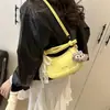 Bolso Pequeño de Mano para Mujer 2025 Nuevo de Moda Tendencia Coreana Bolso Cuadrado Pequeño Textura de Alta Gama Estilo Occidental Bolso de Hombro Único Bolso Cruzado