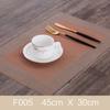 Aliexpress Cross-Border Pvc Jogo Americano Impermeável e à Prova de Óleo Japonês Isolado para Mesa Hotel Restaurante Café Jogo Americano Ocidental