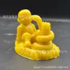 Venta al por mayor desde la fábrica de origen: Adorno de Niño Jugando con Serpiente de Piedra Shoushan Imitación, Talla Decorativa Estilo Chino Feng Shui para el Hogar, Suministro Directo del Fabricante