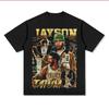 Suministro de Comercio Exterior Camisetas para Hombre, Camisetas con Estampados, Estilo Gótico Harajuku, Ropa de Calle Cruzada para Mujer de Manga Corta, Ropa de Baloncesto de Manga Larga