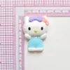Goma Suave de PVC Perro Blanco Extra Grande, Perro Amarillo, Gato, Conejo Accesorios DIY Funda para Teléfono Móvil Caja de Almacenamiento para Tazas de Agua Material
