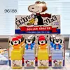 Goma de borrar rodante con forma de cachorro creativo para estudiantes, fácil de borrar con residuos mínimos, goma de borrar correctora tridimensional suave y linda de doble cabeza