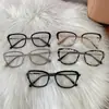 Nuevas Gafas de Moda Anti-Luz Azul para Mujer, Monturas de Gafas Lisas Trendy Ins, Gafas Anti-Luz Azul que Cambian de Color de Exportación Transfronteriza para Hombre
