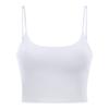 Novo Top Regata Esportivo de Yoga Feminino com Bojo Sexy Cinto Fino Costas Bonitas Fitness Top Alça Roupa de Yoga C5238